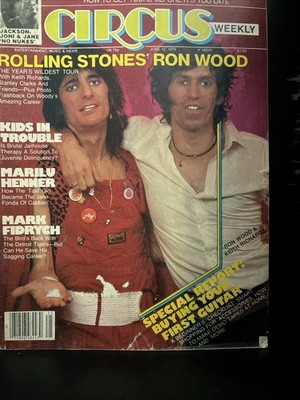 June 12 1979 CIRCUS WEEKLY Magazine Ron Wood / Keith Richards Cover - Fine 