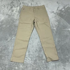 Weatherproof Vintage Mens Slim Fit Khaki Pants Beige 29x29 a0418