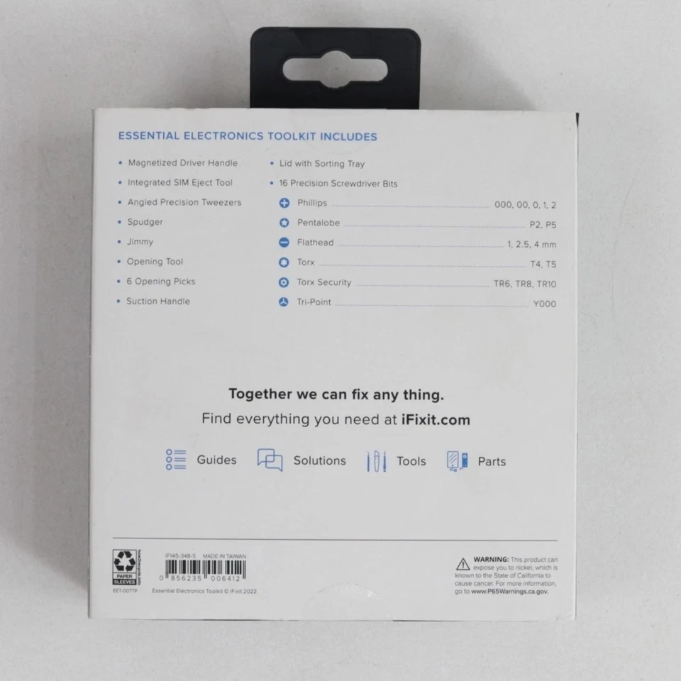 IFIXIT Essential Electronics Toolkit IF145-348-5, New Sealed - Image 2 of 3