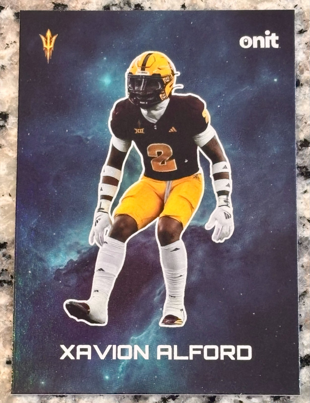 2025 ONIT ATHLETE Arizona State Sun Devils Football Gravity *Pick Insert Card*