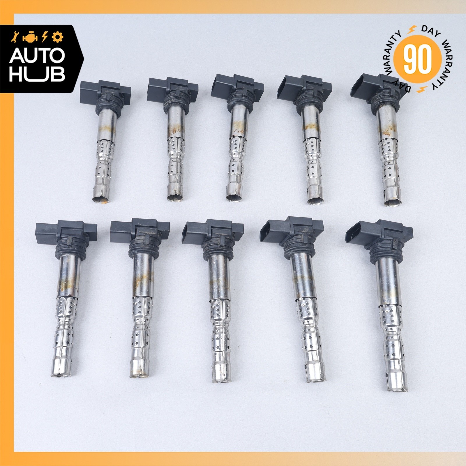 03-18 Bentley Continental GTC GT Flying Spur Ignition Coil Set of 10 OEM