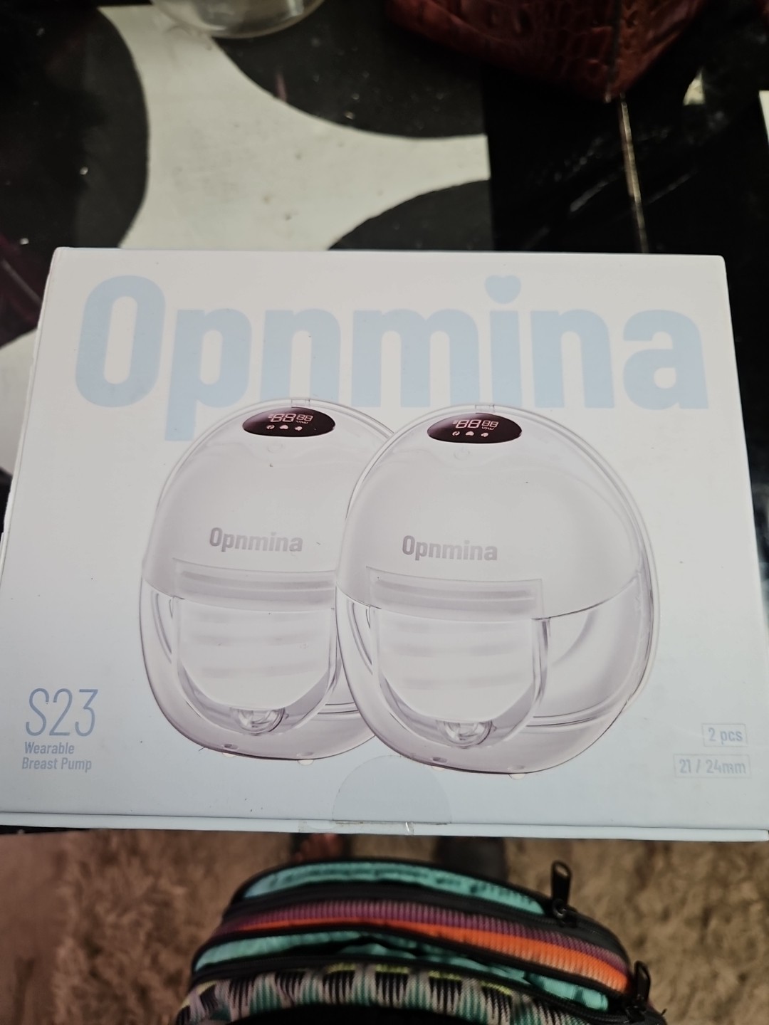 Opnmina S23 Double Wearable Breast Pump Portable Hands-Free Electric Pump-image