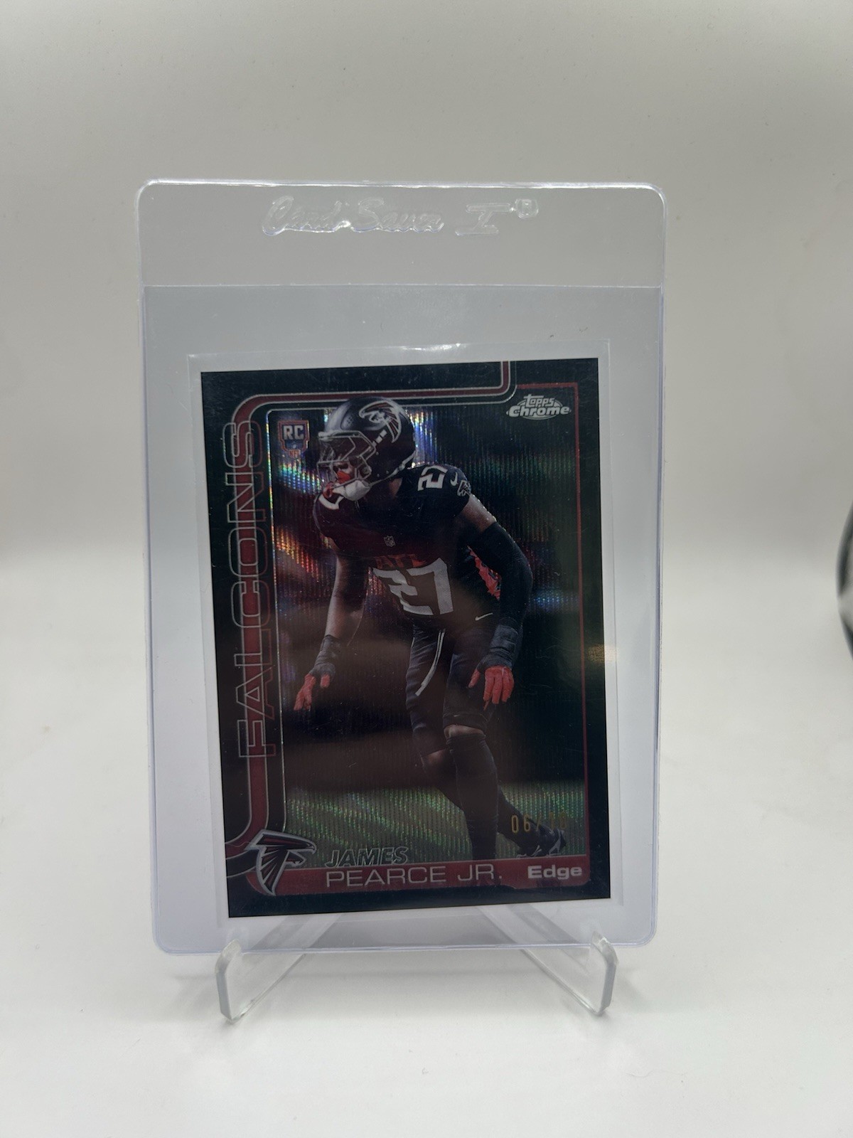 James Pearce Topps Chrome #351 Black Geometric