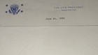 Vintage Al Gore Vice President Personalized Letter Auto Pen Signature & Envelope — photo 5