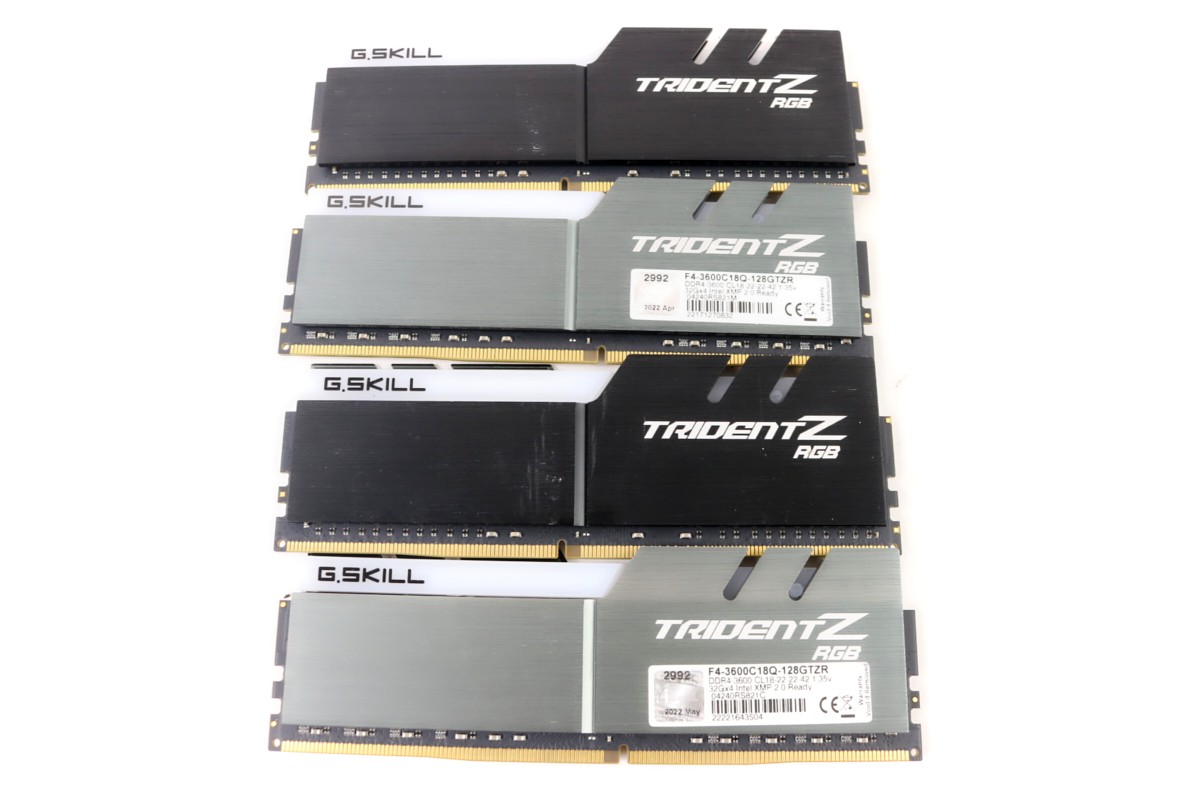 G.Skill Trident Z RGB 128GB (32GBx4) DDR4 3600 (F4-3600C18Q