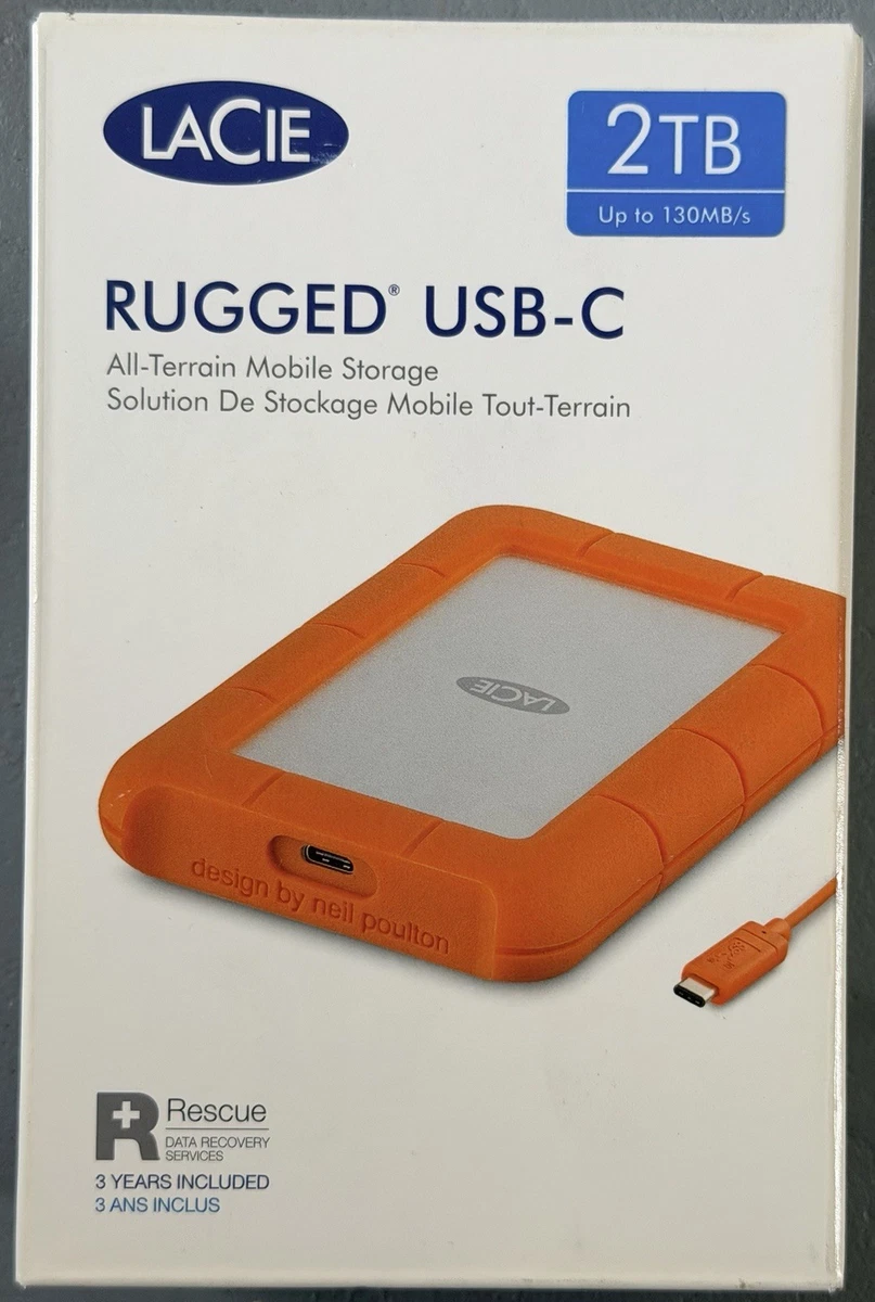 LaCie USB-C 2TB Storage Capacity Hard Drives (HDD, SSD & NAS) for