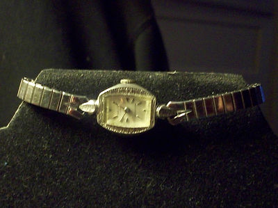 Vintage Silver Tone Orvin 17 Jewel Shock Resistant Ladies  display picture 3