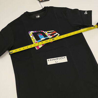 New Era x Takashi Murakami Flag Men's T-Shirt Black 13083533