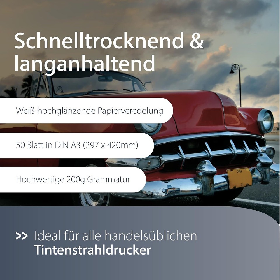 MediaRange MRINK109 Photo Paper A3 White 50 Sheets 200gr Gloss High