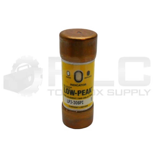 BUSSMANN LPJ-30SPI LOW PEAK INDICATOR FUSE 30A 600VAC 300VDC