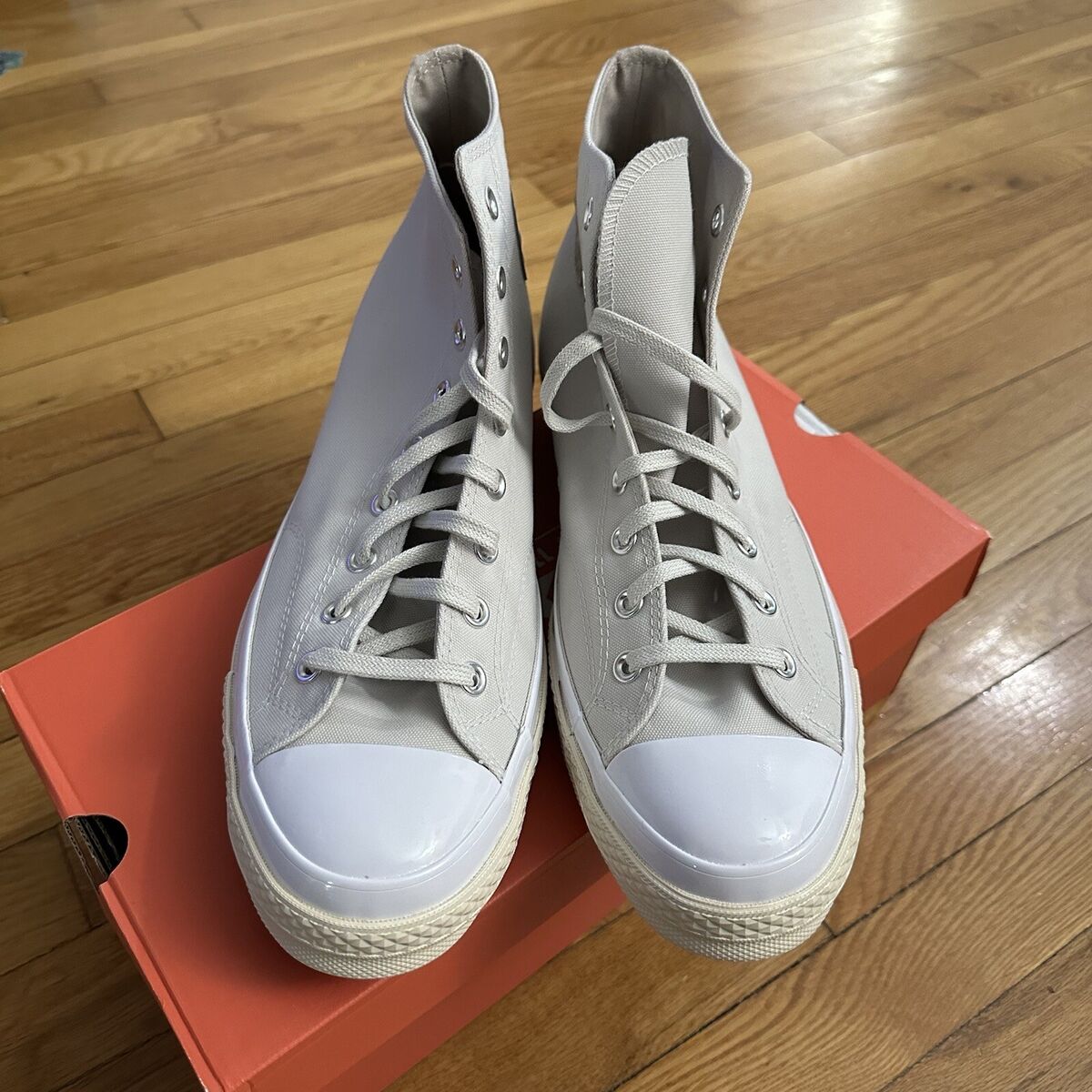 Converse Chuck 70 Hi Light Bone/Papyrus Shoes Sneakers Mens Converse Chuck 70 Hi Light Bone/Papyrus Shoes Sneakers Mens