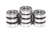 10 Pack Snowmobile Bearings 6004-2RS 20x42x12 6004RS Premium - 5 Year Warranty