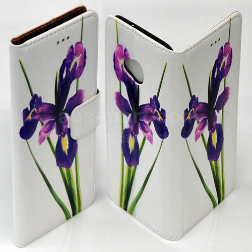 For Nokia Series - Flower Print Theme Wallet Mobile Phone Case Cover #1 - Picture 3 of 11