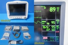 2013 GE Dash 4000 Patient Monitor (SpO2, Temp, ECG, NBP) W/ NEW Leads ~ 35149