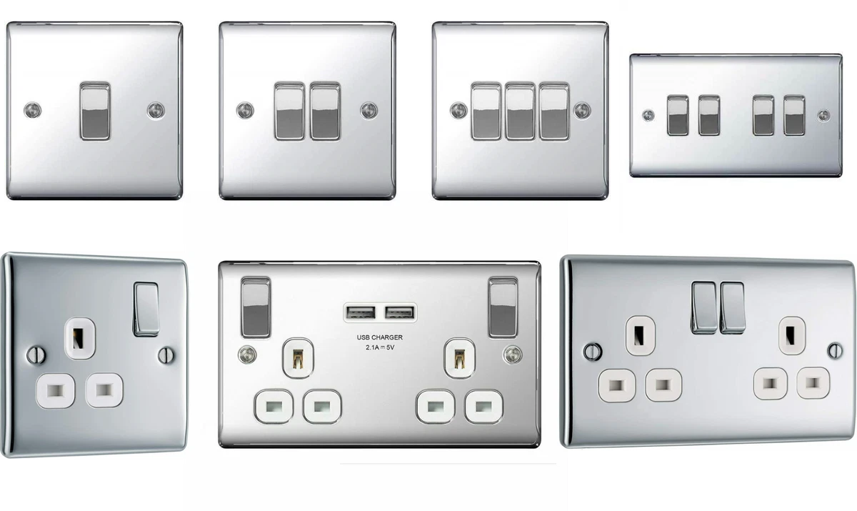 Chrome switches and sockets deals