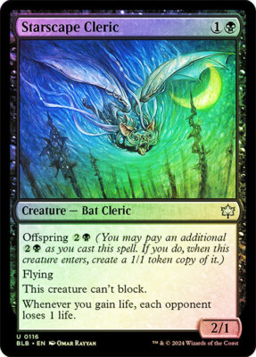 MTG FOIL Starscape Cleric - Bloomburrow #116 | eBay