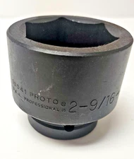 Proto J10041 Impact Socket, 1" Drive, 6 Points, 2-9/16" Made in the USA
