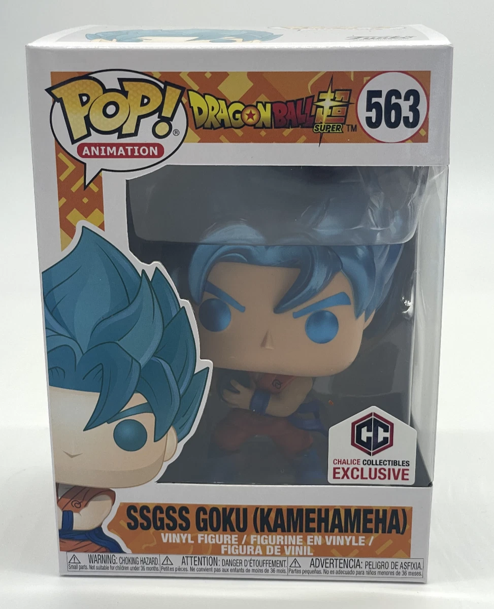 Funko Pop Dragon Ball Z SSGSS Goku Kamehameha 563 Chalice Collectibles Excl