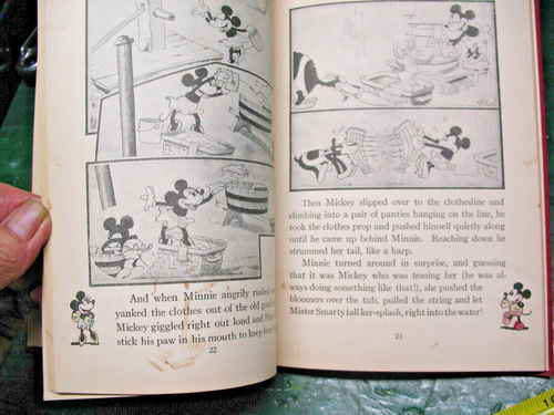 MICKEY MOUSE STORIES BOOK 2 FIRST 1934 DAVID KcKAY HC EXLNT. BOARDS - Picture 11 of 15