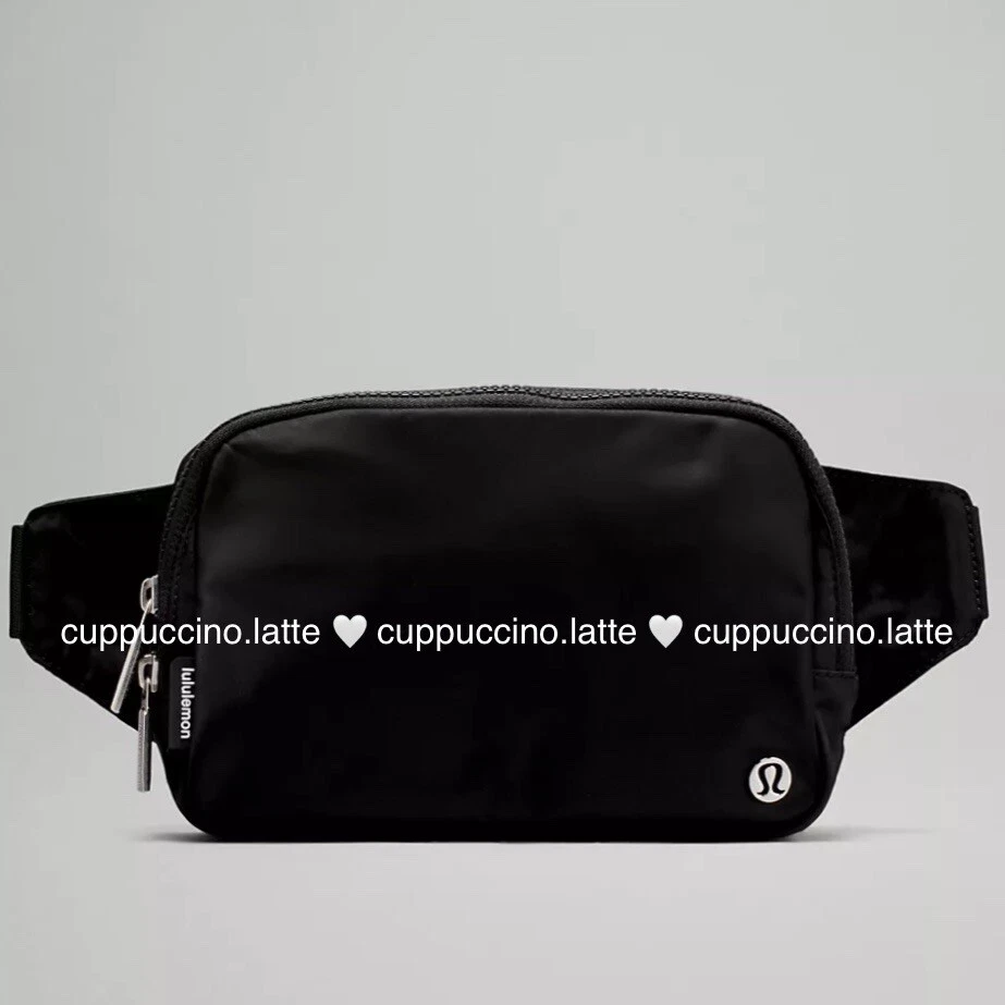 Lululemon Everywhere Belt Bag Black Adjustable Crossbody Purse Authentic  NEW