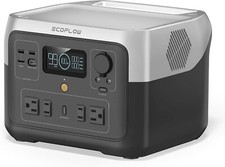 EcoFlow RIVER 2 Max Portable Power Station 512Wh LFP Generator for Outdoor NEW  