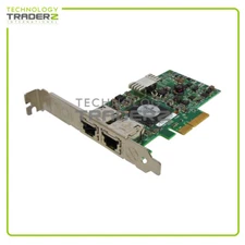 F169G Dell Broadcom 5709 2-Port 1G PCI-E Network Card 0F169G W/ Long Bracket