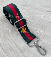 Adjustable Wide Honeybees silver Crossbody Bag Strap Replacement Detachable