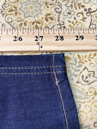 Jeans Time And True donna media 4-6 blu maternità skinny comfort fascia pancia - Foto 3 di 8