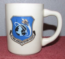 Vintage Air Force Satellite Control Facility Coffee Mug Sperry Univac 1230 MTC
