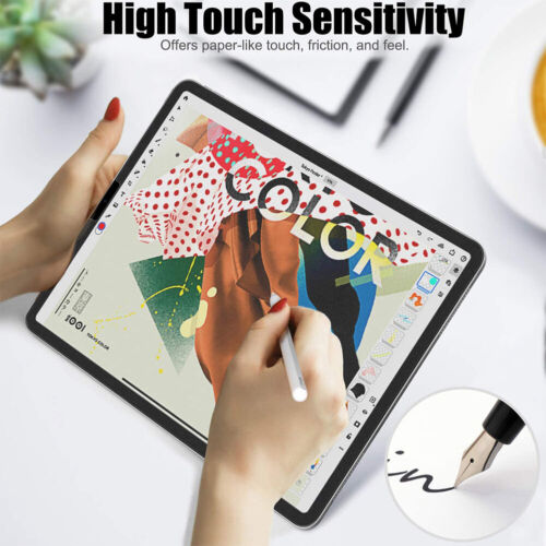 No Glare Scratch 3PCS Matte Screen Protector for Apple iPad 10 Pro 11 12.9 2022 - Picture 3 of 10