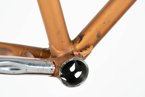 SANCINETO GIAME COLUMBUS STEEL FRAMESET FRAME 60s 70s CAMPAGNOLO VINTAGE LUGS - Picture 3 of 21