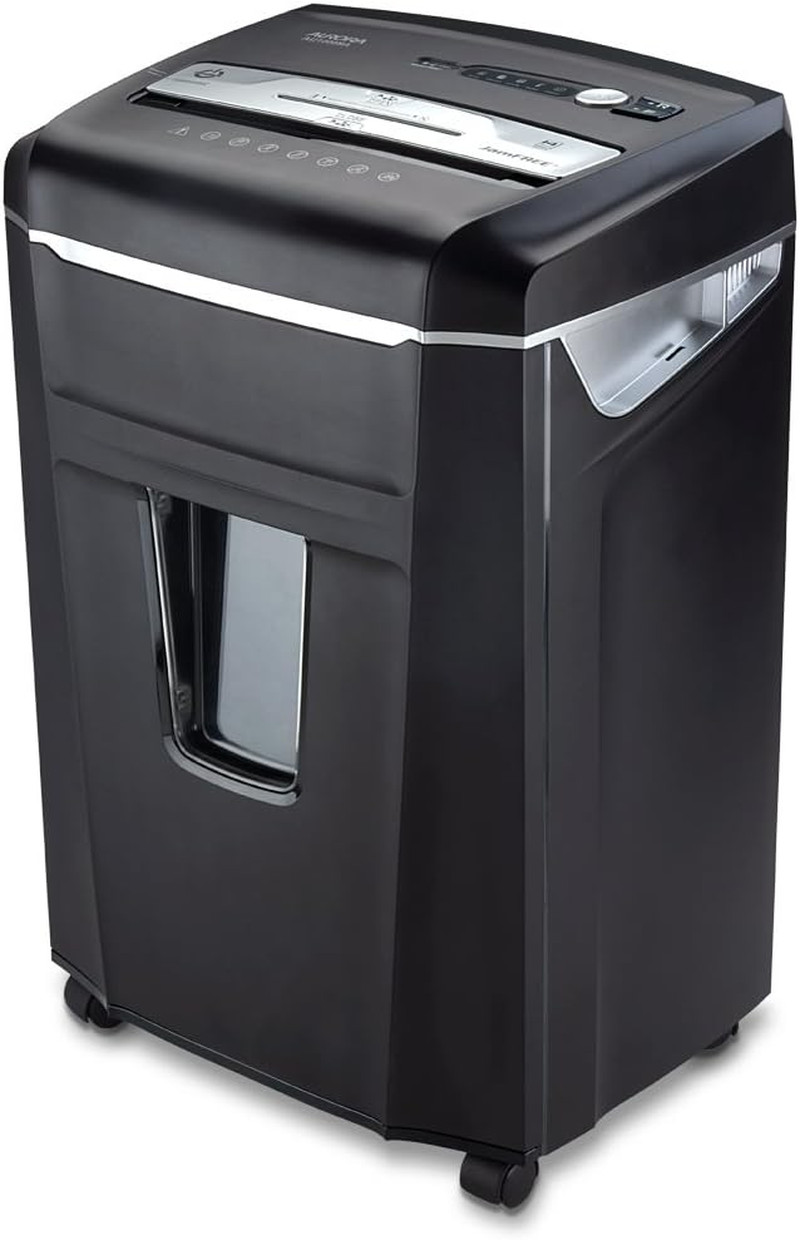 High Security Jamfree AU1000MA 10-Sheet Micro-Cut Paper/Cd/Credit Card Shredder