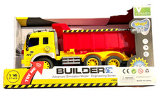 Wenyi Engineering Series Friction Powered Dump Truck Toy 1:16 Scale - Builder