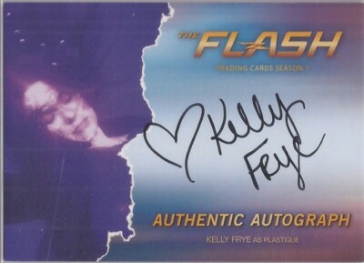 The Flash Season 1 - KF2 Kelly Frye Plastique Autogrammkarte