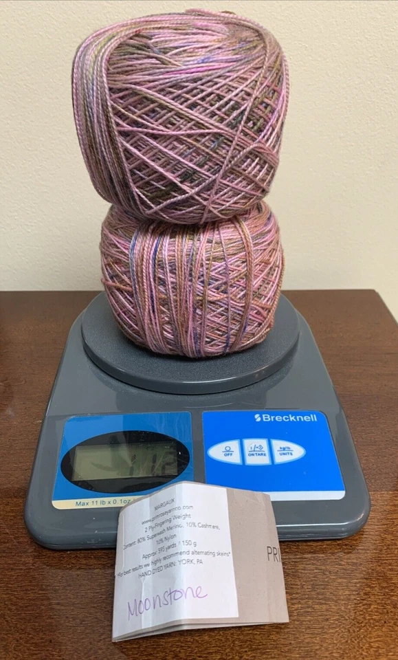Lot of Primrose Yarn Co Margaux Hand dyed Merino Wool Cashmere Pink Moonstone - Image 4 of 4