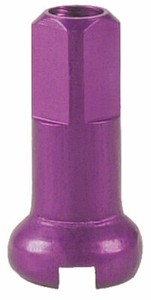 DT Swiss 14g Alloy Nipple Spoke (box of 100) Purple 2mm