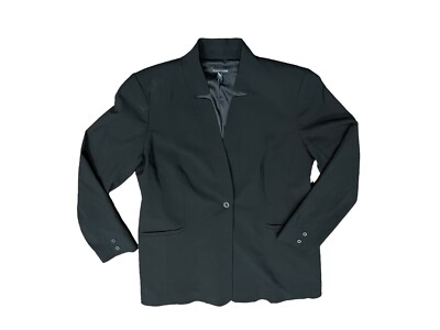 Eileen Fisher Capsule Wardrobe Classic Viscose Wool Blend Blazer