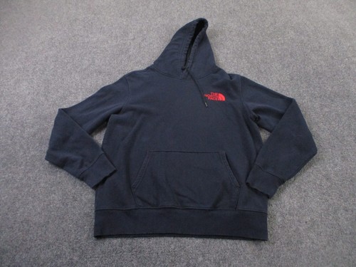 The North Face Hoodie Sweatshirt Mens M Mountain Logo Pullover Jumper Sweater - Picture 2 of 9