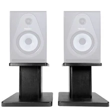 Rockville 8” Black Studio Monitor Speaker Stands For Samson Resolv SE5