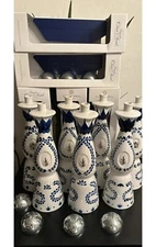 12 EMPTY BOTTLE WITH BOX  Clase Azul Reposado Tequila - 750ml (1596) AGABE LOGO