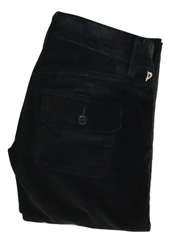 Pantalone da donna Slim Dondup Pantaloni Velluto blu Pants Trousers Size 26  | eBay
