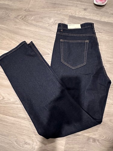 NWT American Rag Men Blue Denim Jeans 34x32 Straight Fit Stretch Mid Rise