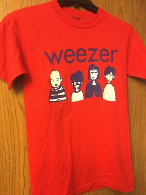 Weezer - 2000 Red Shirt - S - Giant. | eBay