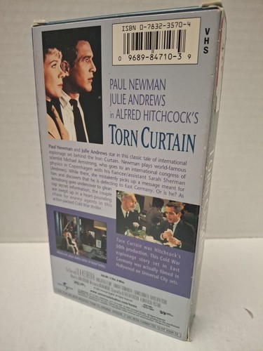 Torn Curtain (VHS,1966)CLASSIC HITCHCOCK - Picture 2 of 3