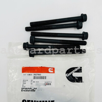 OEM 6pcs 3927063 Cylinder Head Bolts for Dodge Cummins 98.5-15 5.9 & 6.7 24v