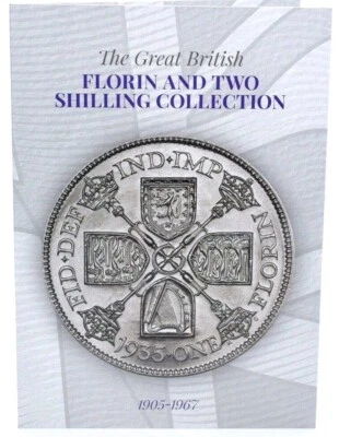 1905 - 1967 Gran álbum británico de dos chelines florín [C]