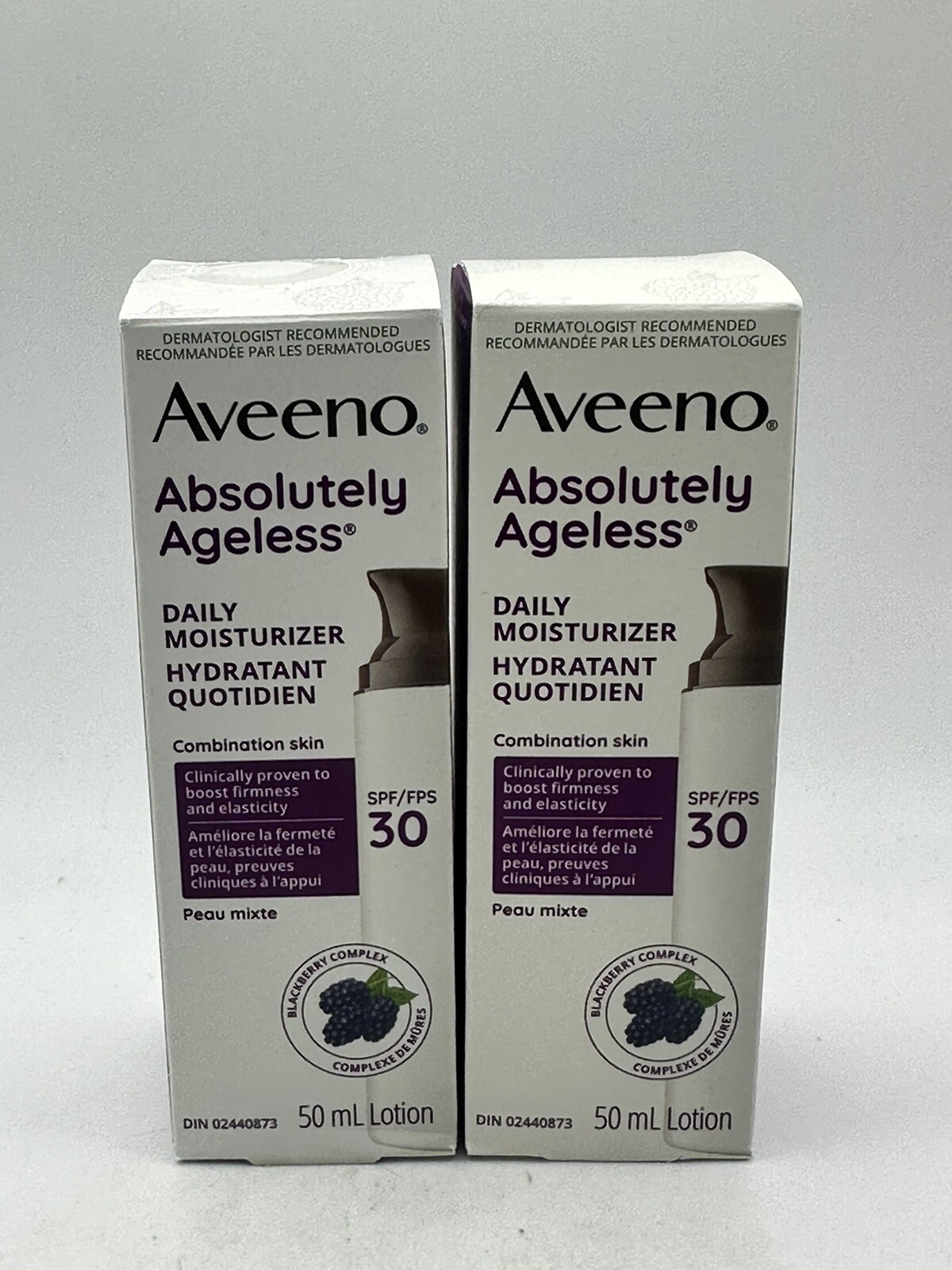 NEW! 2X! Aveeno Absolutely Ageless Daily Moisturizer Exp: 2026