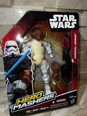 Disney Hasbro Star Wars Hero Mashers Admiral Ackbar Action Figure NEW