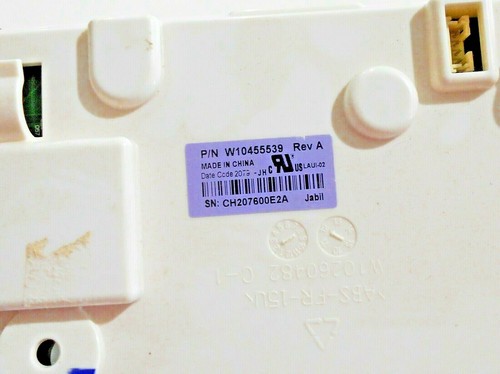 Whirlpool User Interface Control W10388393 WPW10388393 W10455539 WPW10455539 - Picture 8 of 8