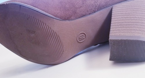 Merona Booties Brown Suede Ankle Boots Size 10 with Fringe Accent Zippers Vtg - Picture 5 of 6